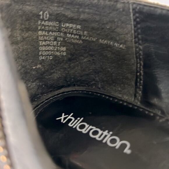 Xhilaration Pointy-Toed Zipper Faux Suede Flats Size 10 - Picture 7 of 7